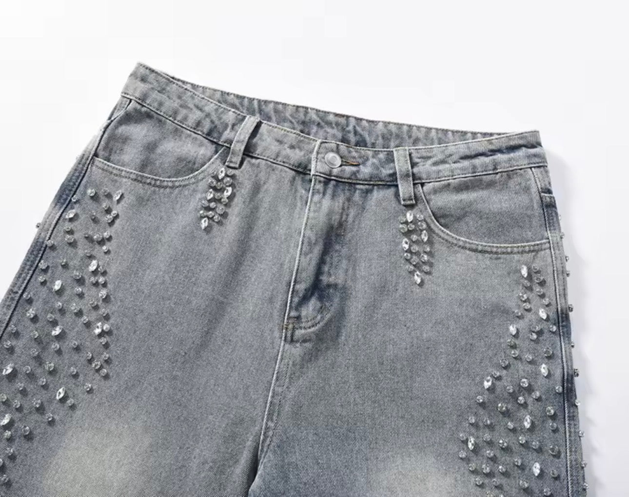 Diamond Scattered Denium Jeans